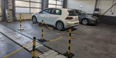 Un atelier pouvant accueillir trois véhicules est disponible dans les locaux du centre GNFA de Beaune.